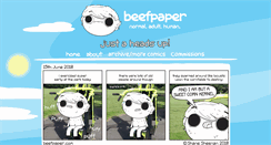 Desktop Screenshot of beefpaper.com